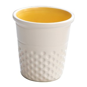 Dritz Thimble Container Yellow: Plastic Sewing Storage Case, Sewing Kit Accessory, 4" Height, 3.5" Width, 0.6 lbs - 1 of 4