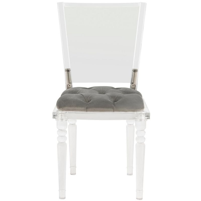 Ella Acrylic Dining Chair - Clear/Grey - Safavieh., 1 of 10