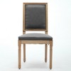 GDFStudio Gildur French Country Rubberwood Upholstered Dining Chairs (Set of 2) - 4 of 4