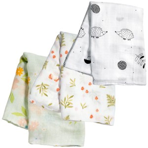 Woodland Swaddle 3-Pack, Viscose From Bamboo - 1 of 4