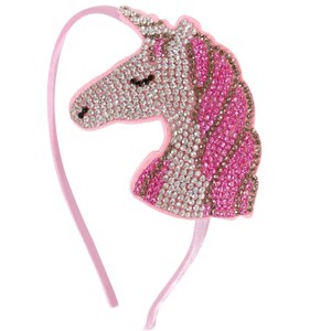 Wrapables Crystal Studded Bling Headband, Unicorn - 1 of 4