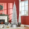Resenkos 7 foot white Christmas tree with bracket - 4 of 4