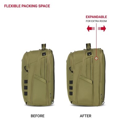 SWISSGEAR 45L Travel Backpack with RFID Blocking Pocket - Olive Branch — фото 5