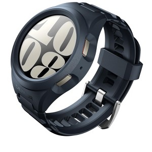Dexnor for Samsung Galaxy Watch 6 Classic Band [47mm] [43mm],Galaxy Watch 6 Band [40mm] [44mm],[Raised Bezel & Snap-on] Rugged Shockproof Case - 1 of 3