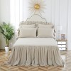 C&F Home Ruffled Euro Sham Natural - 4 of 4