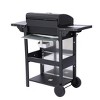 CAVINAS Grill Cart Stainless Steel Tabletop Outdoor Grill Table Multifunctional Outdoor Grill Cart Suitable for Outdoor Grilling - 3 of 4
