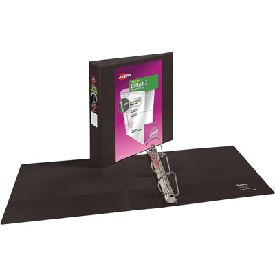 Avery Durable 2" 3-Ring View Binder Black (17031) 816199