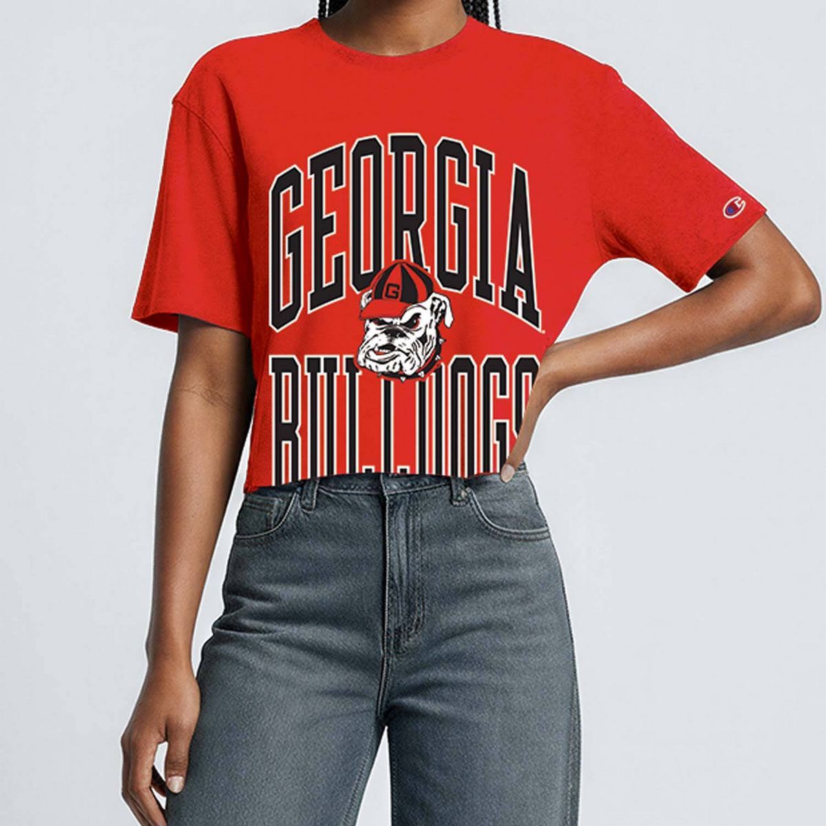 NCAA Georgia Bulldogs Women's Champion Fashion T-Shirt - thumbnail 4