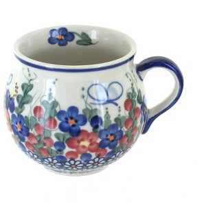 Blue Rose Polish Pottery 455 Vena Bubble Mug - 1 of 1