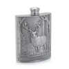 Royal Selangor Hand Finished Woodland Collection Pewter Stag Hip Flask Gift - 2 of 4