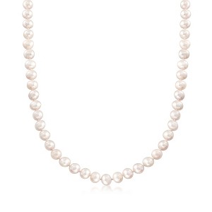 Ross-Simons 7-8mm Cultured Pearl Necklace With 18kt Gold Over