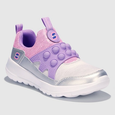 S Sport By Target Skechers Girls\' Denise Purple/pink/silver - : Sneakers Colorblock