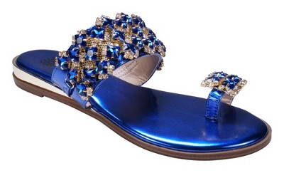 Royal blue thong on sale sandals