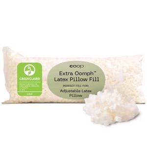 Coop Home Goods Extra Oomph Latex Pillow Fill, 1/2 Lb Bag of Cross-Cut Talalay Latex & Microfiber Fill, Supportive, Naturally Cooling, Eco-Friendly - 1 of 4