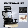 Ergonomic Office Desk Chair - High-Back Mesh Chair with Adjustable Lumbar, 3D Armrests, Headrest | Rolling Swivel for Home, Office, Gaming - 3 of 4