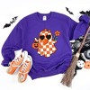 Simply Sage Market Women's Graphic Sweatshirt Checkered Girl Ghost - 3 of 4