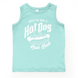 The Juniper Shop Makes Me Want A Hot Dog Real Bad Solid Youth Tank Top - 1 of 4