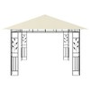 vidaXL Gazebo with Mosquito Net 13.1'x9.8'x9' Cream 0.6 oz/ft² - 4 of 4