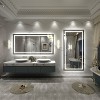 Apmir Super Bright Front & Back LED Lighted Anti-Fog Aluminum Alloy Framed Tempered Glass Bathroom/Vanity Mirror with ETL & 3-Year Warranty - 3 of 4