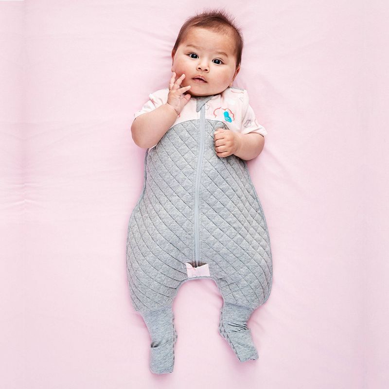 Love To Dream Sleep Suit 1.0 TOG Adaptive Wearable Blanket - Pink Clouds, 4 of 5