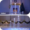 Joyfy 3 Packs Christmas Spiral Tree Yard Light Outdoor Decoration, 220 LED Lights with Stakes for Xmas Party Indoor Outdoor Garden Holiday Decoration - 3 of 4