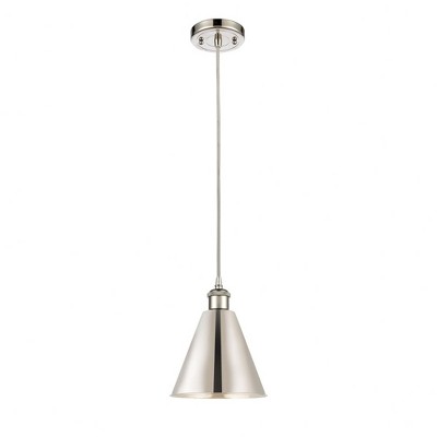 Ballston Cone - 1 Light Mini Pendant In Industrial Style-11.75 Inches Tall and 8 Inches Wide