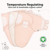 KeaBabies 3pk Organic Baby Swaddle Sleep Sacks, Newborn Baby Swaddles Wrap 0-3 Months, Ergonomic Wearable Swaddle Blanket - 4 of 4