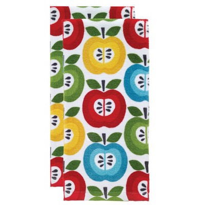 T-fal Print Fiber Reactive Kitchen Towel, Two Pack