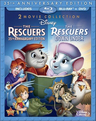 Rescuers: 35th Anniversary Edition/The Rescuers Down Under [Blu-ray/DVD]