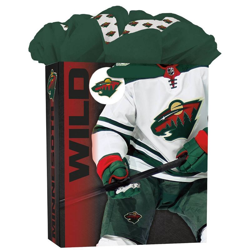 NHL Minnesota Wild Large GoGo Gift Bag, 1 of 2