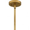 Quoizel Lighting Baynard 1 - Light Pendant in  Weathered Brass - 3 of 4
