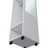 CAVINAS Tall Wardrobe Closet,Bedroom Storage Armoire with Mirror,2 Shelves,Dedicated Clothing Rod,Wardrobe Cabinet for Bedrooms,Dressing Room - 4 of 4