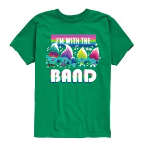 Boys' - Trolls - I'm With The Band Branch and Brothers Short Sleeve Graphic T-Shirt - 1 of 4