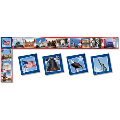 North Star Teacher Resources All Around the Board Trimmer, Historical America (Pack of 6)