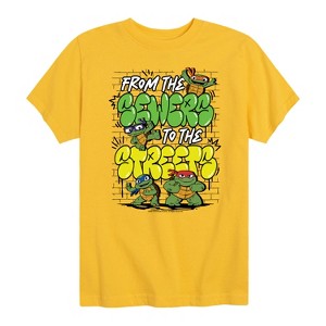 Boys' - Teenage Mutant Ninja Turtles Mutant Mayhem - From The Sewers To The Streets Short Sleeve Graphic T-Shirt - 1 of 3