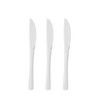 Exquisite Solid Color Plastic Utensil Cutlery Set Forks Spoons Knives- 150 Pack - image 2 of 4