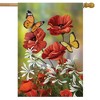 Briarwood Lane House Flag 40x28 For Outdoor Hello Spring Butterflies For Spring House Flag - 2 of 4
