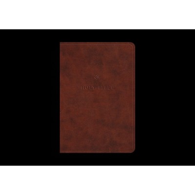 ESV Value Large Print Compact Bible (Trutone, Chestnut) - (Leather Bound)