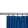 Carnation Home Fashions Premium 4 Gauge Vinyl Shower Curtain Liner with Weighted Magnets and Metal Grommets - 72x72" - 2 of 4