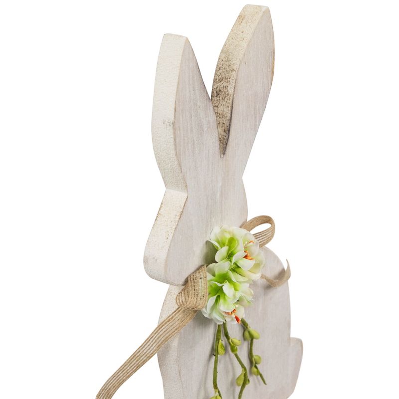 Northlight Distressed Rabbit Silhouette Easter Decoration - 11.25", 4 of 6