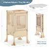 Guidecraft Contemporary Kitchen Helper Toddler Tower and Mealtime and Play Tray Bundle: Folding and Adjustable Kids Step Stool - 3 of 4
