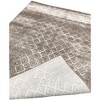 Home Mart Goods Dark Beige Taupe Geometric Diamonds Silky Glam Area Rug - 5' x 7' Feet - 2 of 4