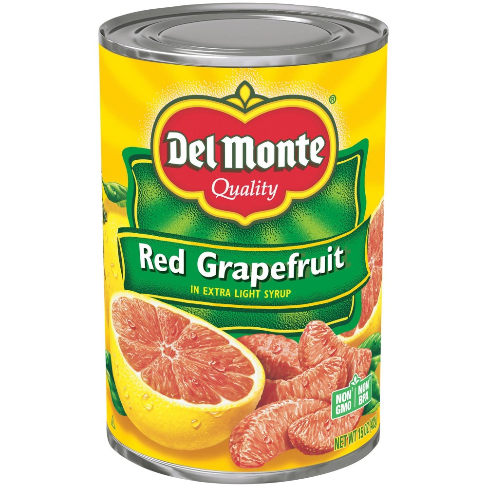Del Monte Red Grapefruit Sections in Light Syrup 15oz