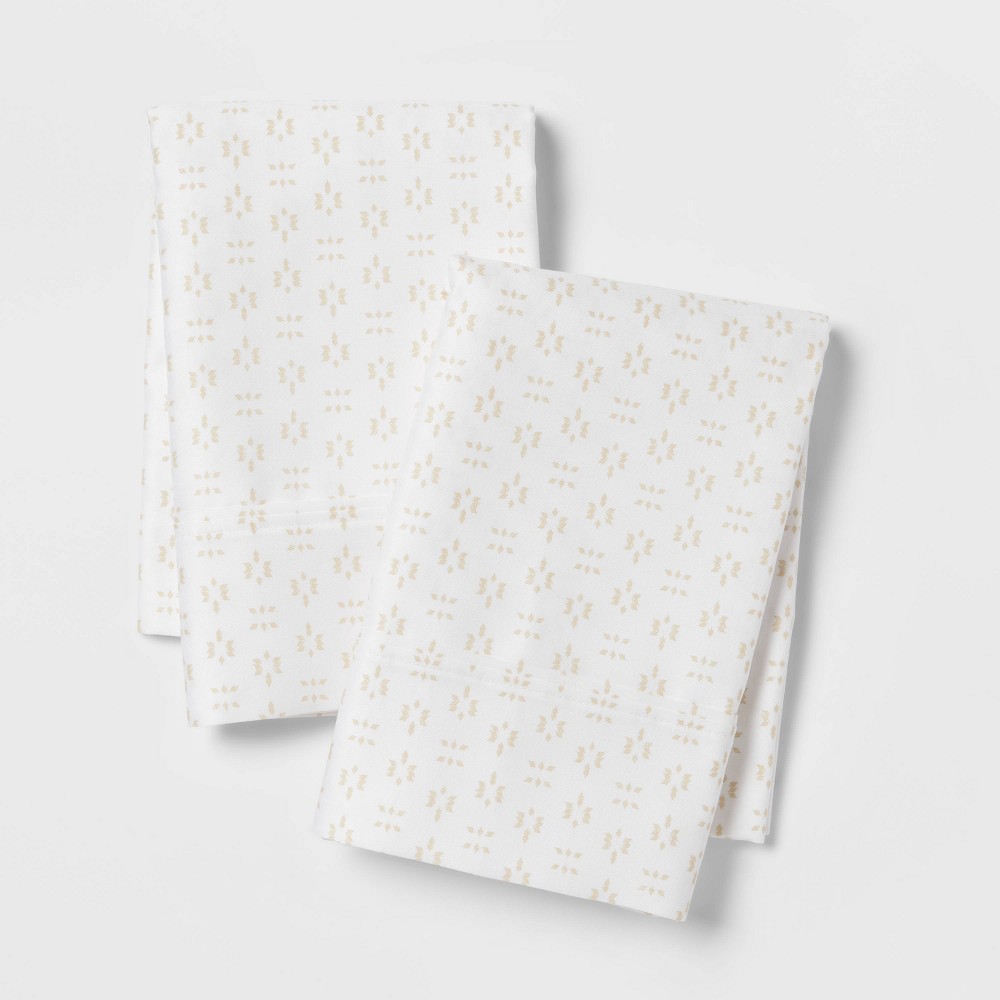 Standard 400 Thread Count Printed Pillowcase Arneda - Threshold
