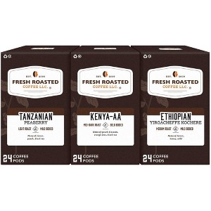 Fresh Roasted Coffee - African Coffee Variety Pack - 72CT Single Serve Pods - 1 of 4