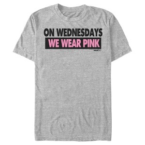 Men's Mean Girls On Wednesdays We Wear Pink T-Shirt - 1 of 4