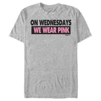 Men's Mean Girls On Wednesdays We Wear Pink T-Shirt