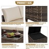 Outdoor PE Wicker Furniture Set 4 Piece - image 3 of 4