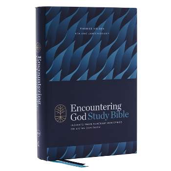 Encountering God Study Bible: Insights from Blackaby Ministries on Living Our Faith (Nkjv, Hardcover, Red Letter, Comfort Print) - by  Thomas Nelson