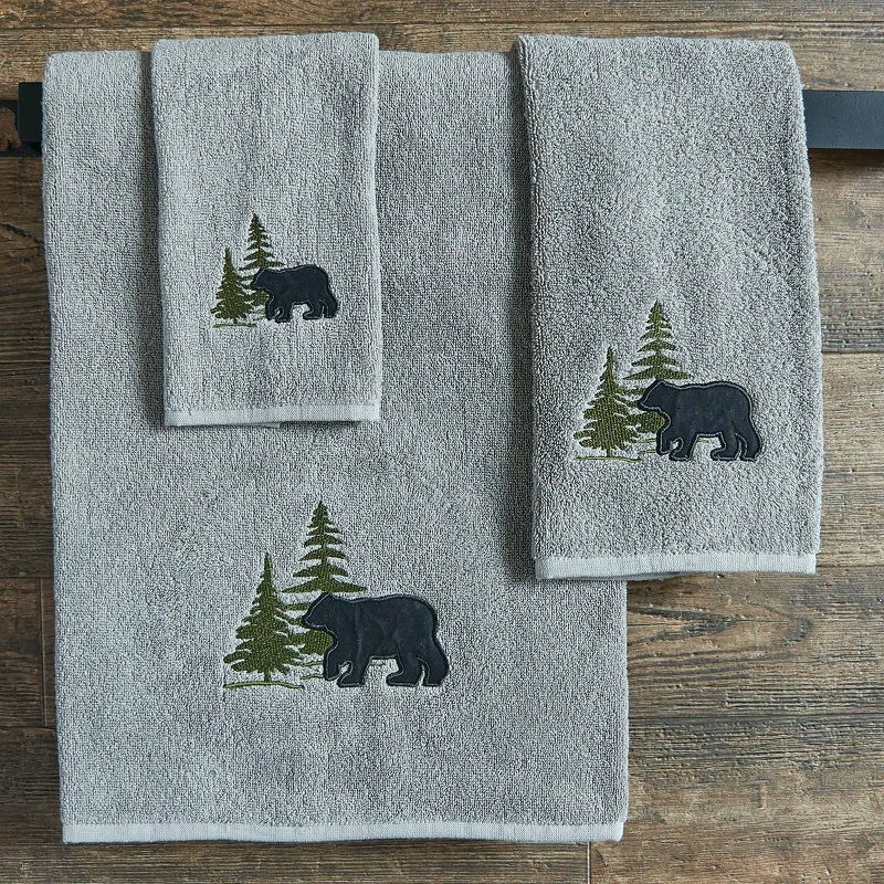Park Designs Bear Fingertip Towel Set of 4, 2 of 6